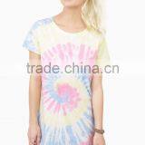 Hot Selling Tie Dye T-shirt Dress Design Beach Dress for Woman 2015 thumbnail-2