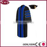 Wholesale High Quality Academic Robes Doctoral Graduation Gown thumbnail-5