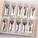 White Clear Crystal Beads Sew on Beads for Wedding Dress thumbnail-5