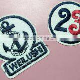 Custom Hot Sale Cheap Embroidery Patch Round Badges for Garments thumbnail-3