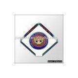 Lucite Paperweight With Metal Collectible Coin thumbnail-1