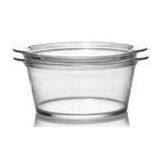 Clear High Borosicilate Pyrex Glass Casserole 800ml , Heat Resistant