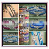 Charm Jewelry Hemp Music Bracelet - 3 in 1 Treble Clef and Eighth Note Charm Bracelet for Women thumbnail-5