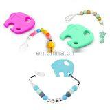 Cute Bear Shape Silicone Baby Teether Baby Pacifier Clip NursIng Toys thumbnail-6