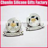 Carved Lapel Pin With Resin thumbnail-1