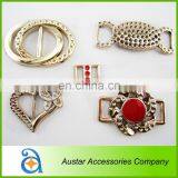 Lady Shoe Decorative Flower Pattern Plastic Crystal Shoe Ornaments thumbnail-1