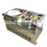 Double Flat Pans Thailand Roll Fried Ice Cream Machine / Ice Cream Cold Plate / Fry Ice Cream Machine in Zhengzhou thumbnail-3
