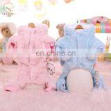 Pet Dog Winter Rabbit Design Hoodies Clothes Overcoat Four Feet Cotton-padded Jacket thumbnail-1