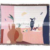 RAWHOUSE on Sale Low Moq Nordic Rugs Sofa Cover Jacquard Woven Blankets thumbnail-3