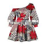 2020 New Arrivals Translucent Outer Clothing Asymmetrical Neckline Women Casual Dresses thumbnail-3