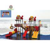 Ocean Theme Water Park Playgorund Outdoor Pool Water Slide Park Toys Water Games JMQ-18170C thumbnail-3