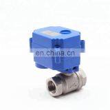New Product OEM Normal Close Solenoid Motorized Automatic Control Valve With Signal Feedback for Water Leakage Detector thumbnail-5