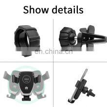 Qi Wireless Car Charger Phone Holder 10W 2020 New Product Wholesale Mobile Phone Q12 Car Wireless Fast Charger For IPhone thumbnail-4