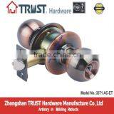 3371AC-ET:TRUST ANSI Grade 3 Cylindrical 70mm Latch Knob Lock thumbnail-1