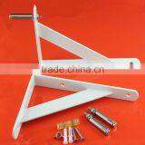 White Heavy Duty Wall Shelf Bracket With Powder Coated thumbnail-1