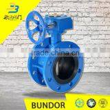 Size Double Flange Rubber Lined Butterfly Valve thumbnail-4