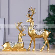 European Creativity in the New Year the New Year Fortune Deer Household Living Room Modern Study Resin Ornaments Art Crafts thumbnail-2