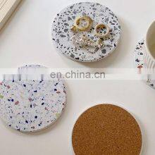 Reusable Branded Modern Home Decor White Wedding Glass Drink Customised Printed Coasters thumbnail-5