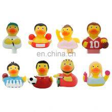 New Design Unique Yellow Duck Floating Weighted Captain Rubber Toy Bath Duck thumbnail-4