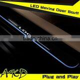 AKD Car Styling Mazda 6 LED Moving Door Scuff New Mazda6 LED Door Sill plate 2014-2015 Side Step Cover Pedal