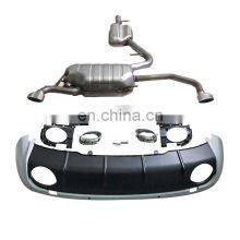 RSQ3 Car Accessories Auto Body Kit For Audi Q3 SQ3 Style Rear Bumper With Exhaust Pipe for ABS PP Material 2013-2015 thumbnail-1