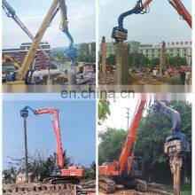 20-24T Excavator Mounted Pile Hammer Sheet Pile Driver With Strong Power thumbnail-2