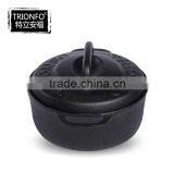 TRIONFO Pre-seasoned Cast Iron Cooking Pots