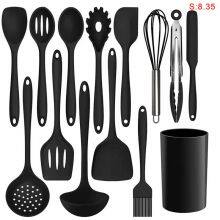 Home and Kitchen Gadgets Kitchen Utensils Kitchen Cooking Utensils Sets Cocina 27pieces Kitchen Silicone Utensils Set thumbnail-3