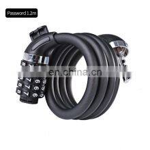 Bicycle Lock Anti-theft Mountain Bike Password Lock Steel Cable Lock Bicycle Riding Accessories General Electric Bicycle thumbnail-5