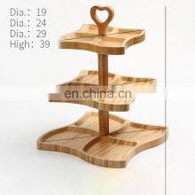 3 Tier Wood European Style Cake Stands Set for Sale Birthday Theme Luxury Wedding Cakes Events Dessert Table thumbnail-3