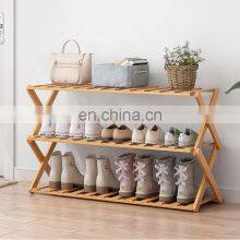 Folding Bamboo Shoe Rack Shoe Storage Shoe Organizer Storage Holders & Racks