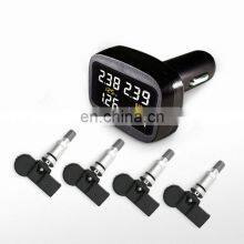 TPMS DIY Tire Pressure Monitoring System/Auto Security Alarm Systems With 4 Internal Sensors thumbnail-5