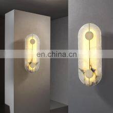 Bedroom Living Room Bedside Light Hotel Room Aisle Alabaster Wall Lamp thumbnail-3