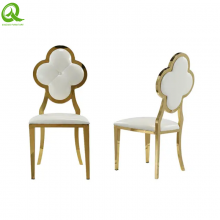 Event Furniture Modern Stainless Steel Frame Dining Chair thumbnail-3