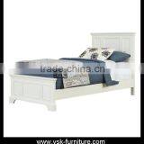 BE-164 Mediterranean Style Wood Bed For Hotel