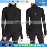 (OEM/ODM Factory)Spandex Jackets/women Yoga Lightweight Jacket Women Tights Activewear Wholesale Hoodies thumbnail-2