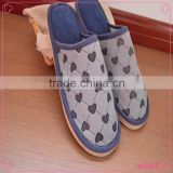 Favorite mini hearts indoor slippers for men and women hot selling home slipper