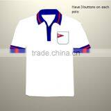 Custom Collar and Cuffs Polo Shirts thumbnail-1