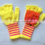 Ladies Hot Popular Sheepskin Fashion Heated Fingerless Glove thumbnail-2