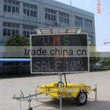 Solar power Variable Message Signs for traffic control