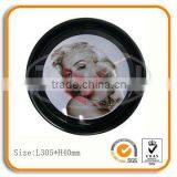 Black Fruit Tin Tray