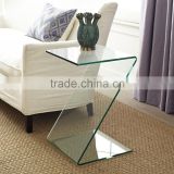Z Shape Clear Acrylic Table