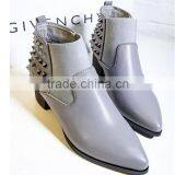 Rivet Low Heel Snow Woman Pointed Infant Snow Cheap Boots thumbnail-3