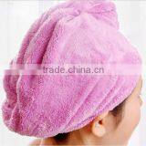 High Quality Quick Dry 100% Cotton Sop up Hair Towel thumbnail-6