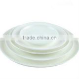 fashionable design bulk white ceramic bone china plates