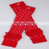 Red Color Custom Cute Lace Leg Warmers of China thumbnail-1