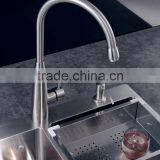 New Products 360 Degrees Rotation Flexible Stainless Steel Kitchen Faucet thumbnail-2
