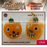 Pumpkin Style Halloween Flame LED Candle With Yellow Light thumbnail-2