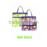 Customized laptop non woven foldable shopping trolley bag