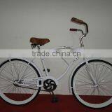 Male popular white beach cruiser bicycle SH-BB043